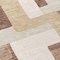 Homeroots 8' Brown Ivory And Taupe Round Geometric Washable Indoor Outdoor Area Rug 613201 - alternate 5