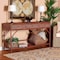 Bali & Pari Brier Marbled Tortoise Natural Rattan Console Table 262-14438-ZORO - alternate 7