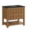 James Martin Vanities Malibu 36" Single Vanity, Amber Birch, w/ 3 CM Phantome Eclos Top 505-V36-AMB-3PHT - alternate 3