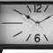 Homeroots Rectangular Black Metal Desk Table Clock 376227 - alternate 2