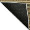 Homeroots 3' X 5' Coral Gold And Green Striped Washable Indoor Outdoor Area Rug 577769 - alternate 4