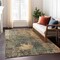 Homeroots 3' X 5' Sage Tan And Copper Abstract Washable Indoor Outdoor Area Rug 606104 - alternate 4
