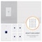 Newhouse Hardware White 1-Gang Ethernet Wall Plate, 5PK CAT6WP-WH-05 - alternate 3