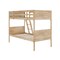 Flash Furniture Dallas Bunk Bed Twin Over Twin, Convertible Slatted Solid Wood Bunk Bed Frame w/Ladder, Natural MG-0900-31-TTB-NAT-GG - alternate 4