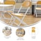 Flash Furniture Kids Yellow Plastic Folding Chair, PK2 2-Y-KID-YL-GG - alternate 5