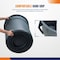 4Dock 55 gal Round Heavy Duty 55 Gallon Trash Can - Gray, Gray, Plastic, 27 in TC002 - alternate 3