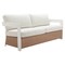 Homeroots 73" White Polypropylene Sofa 667658 - alternate 3