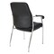 Office Star Products 837 Visitor Chairs Padded Visitor's Chair, Black 83750C-30 - alternate 2