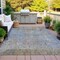 Homeroots 10' X 14' Taupe And Ivory Abstract Washable Indoor Outdoor Area Rug 631082 - alternate 4