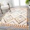 Jonathan Y Amir Moroccan Beni Souk Ivory/Blue/Orange 4 ft. x 6 ft. Area Rug MOH200E-4 - alternate 3