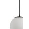 Jonathan Y Bleecker 7.75" Metal/Glass Globe LED Pendant, White/Oil Rubbed Bronze JYL9528B - alternate 4
