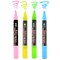 Marvy Uchida Broad Point Chalk Marker Chisel Tip Set 4H, Fluorescent Colors, 4PK 483-4H - alternate 3