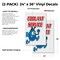 Signmission Coolant Service, 24 Inch x 36 Inch Vinyl Decals, Vinyl Decal, 2PK DSB-2436-2PACK-Coolant Service - alternate 2