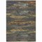 Homeroots 5' X 8' Graphite And Gray Abstract Washable Indoor Outdoor Area Rug 612504 - alternate 5