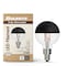 Bulbrite LED Filament, 2.5 Watt Dimmable G16 Light Bulb, Half Black Finish, E12 Base, 2700K 200 Lumens, 4PK 862062 - alternate 6