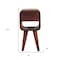 Homeroots 16" Brown Solid Wood Square One Drawer Nightstand 651570 - alternate 7