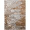 Homeroots 5' X 8' Terra Cotta Gray And Silver Abstract Washable Indoor Outdoor Area Rug 582183 - alternate 4