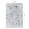 World Rug Gallery Traditional Vintage Distressed Washable Non Slip Area Rug 5 ft x 7 ft Blue WR77BLUE5X7 - alternate 6