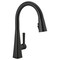 Delta Lenta: Single-Handle Pull-Down Kitchen Faucet 19802Z-BL-DST - alternate 1