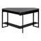 Homeroots 42" Gray and Black Corner Computer Desk 355734 - alternate 5