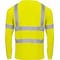 Ironwear Class 3 Hi Vis Reflective Flame Retardant Long Sleeve Safety Shirt with Chest Pocket, Lime, X-Large 1204FR-L-TP-XL - alternate 2