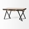 Homeroots 60" Brown and Black Writing Desk 380231 - alternate 7