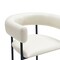 Manhattan Comfort Onda Metal Upholstered Vegan Leather Barstool in Ivory BS1638-1 - alternate 5