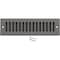 Sierra Grates 2 in. H X 10 in. W 2-Way 45 Degree Louvered, Steel, Grey Toe Space Grille TSG210-GRY - alternate 1
