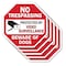 Signmission No Trespassing Protected by Video S, 10 inch X 10 inch, Aluminum Metal Signs, 5PK OC-A-5Pack-10-100 - alternate 1