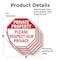 Signmission Private Property Please Respect Our, 6 inch X 6 inch, Vinyl Decal, 5PK OC-D-5PACK-6-149 - alternate 2