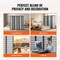 Vevor Room Divider Japanese Wall Divider 4 Pane for Room Separation (Black) SS-001-6P-BL - alternate 2