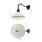 Jonathan Y Aurora 12.3 in. 1-Light Farmhouse Industrial Iron LED Gooseneck Arm Outdoor Sconce, White JYL7613A - alternate 4