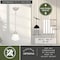 Vaxcel Huntley Satin Nickel Farmhouse Schoolhouse Mini Pendant Ceiling Light White Glass P0154 - alternate 2