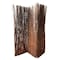 Homeroots 84" Brown Rattan Folding Three Panel Screen Room Divider 370391 - alternate 3