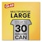 Glad 30 gal Trash Bags, 30 in x 33 in, Super Heavy-Duty, 1.05 Mil, Black 78966BX - alternate 4