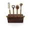 Picnic Time Family Of Brands NCAA Washington & Lee Generals Sidecar 5-Piece Bar Tool Set 672-05-508-166-1 - alternate 1