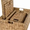 Happimess Traditional Assorted Hand-Woven Hyacinth/Iron Baskets, Natural (Set of 10), 10PK BSK1010A-10SET - alternate 2