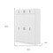 Homeroots Four Piece White Solid and Manufactured Wood Bedroom Set 596535 - alternate 3