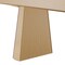 Homeroots 79" Natural Solid Wood Double Pedestal Base Oval Dining Table 721125 - alternate 3