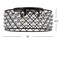 Jonathan Y Gabrielle 19" Metal/Crystal LED Flush Mount Ceiling Light, Oil Rubbed Bronze/Clear JYL9024A - alternate 4