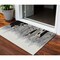 Homeroots 3' X 5' Black Gray And Ivory Abstract Washable Indoor Outdoor Area Rug 601176 - alternate 1