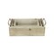 Homeroots Set of Three Brown Solid Wood And Metal Crate, 3PK 487691 - alternate 5