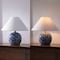 Jonathan Y Felice 17.25" Modern Cottage Floral Ceramic Globe LED Table Lamp, Blue/White JYL5508A - alternate 5