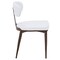 Leisuremod Dilenny Faux Leather Dining Chair - Modern Padded Side Chair with Steel Legs DC49W - alternate 4