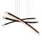 Cwi Lighting Saber Integrated LED Black Chandelier, 70inW 1710P50-3-101 - alternate 4