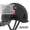 Jackson Safety Climbing Inspired Hard Hat, HDPE, 6 Point Rapid Dial, Black 20907 - alternate 3