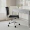 Martha Stewart Lulu Upholstered Office Chair in Black/Polished Nickel CH-240229-1-BK-MS - alternate 5