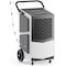 Edendirect 250 pt. 8000 sq.ft. Industrial Grade Bucketless Commercial Dehumidifier in White, with Pump ZR-DY250P - alternate 1