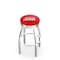 Holland Bar Stool Co 30" Chrome Louisiana-Lafayette Swivel Bar Stool, Accent Ring L8C3C30LA-Laf - alternate 1