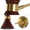 Jonathan Y Lily 25" 1-Light Mid-Century Vintage Retro Rattan/Metal USB Charging Swing Arm LED Sconce w/Pull Cha JYL1603B - alternate 5